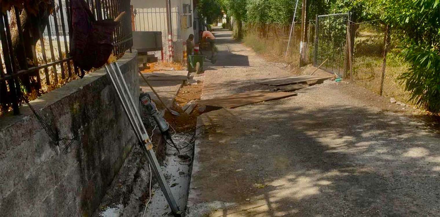 Αντιπλημμυρικό έργο στη Ζαχάρω, στη θέση Πλατανούλη