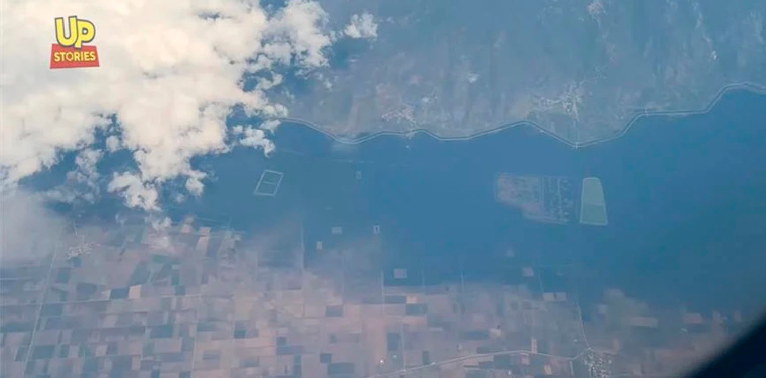 Πώς έχει διαμορφωθεί η Λίμνη Κάρλα μετά την κακοκαιρία «Daniel» - Συγκλονιστικό βίντεο από ψηλά