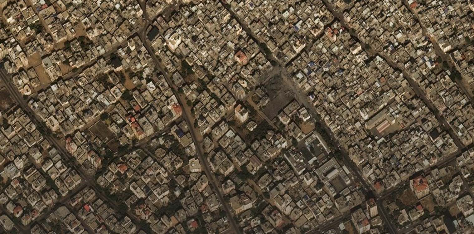 Κρανίου τόπος η Γάζα από τους ισραηλινούς βομβαρδισμούς: Απόκοσμο σκηνικό με ισοπεδωμένα κτίρια (δορυφορικές εικόνες)