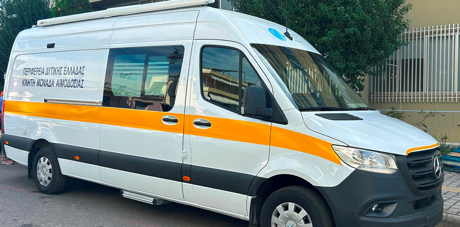 Η ΠΕ Ηλείας απέκτησε τη δική της Κινητή Μονάδα Αιμοδοσίας - Με πρωτοβουλία του Αντιπεριφερειάρχη ΠΕ Ηλείας Β. Γιαννόπουλου