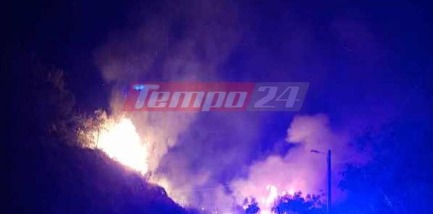 Πάτρα: Παρά λίγο να καεί το Δασύλλιο - Μεγάλη πυρκαγιά που ευτυχώς τέθηκε γρήγορα υπό έλεγχο