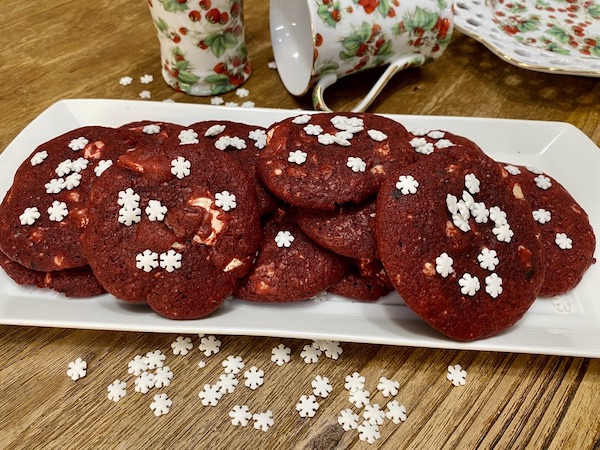 Red velvet cookies