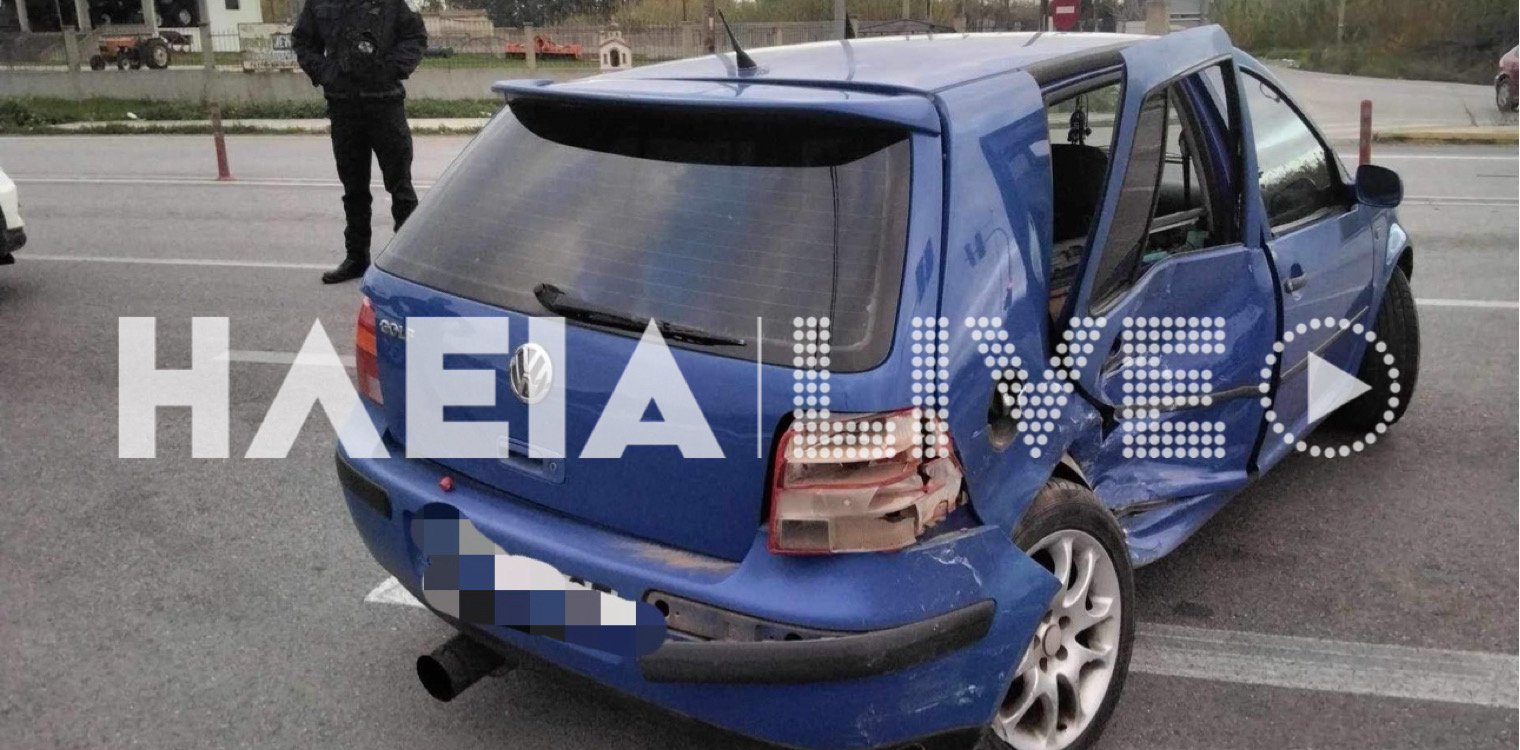 Πατρών - Πύργου: Ένας τραυματίας σε σύγκρουση δύο αυτοκινήτων στον κόμβο Γαστούνης