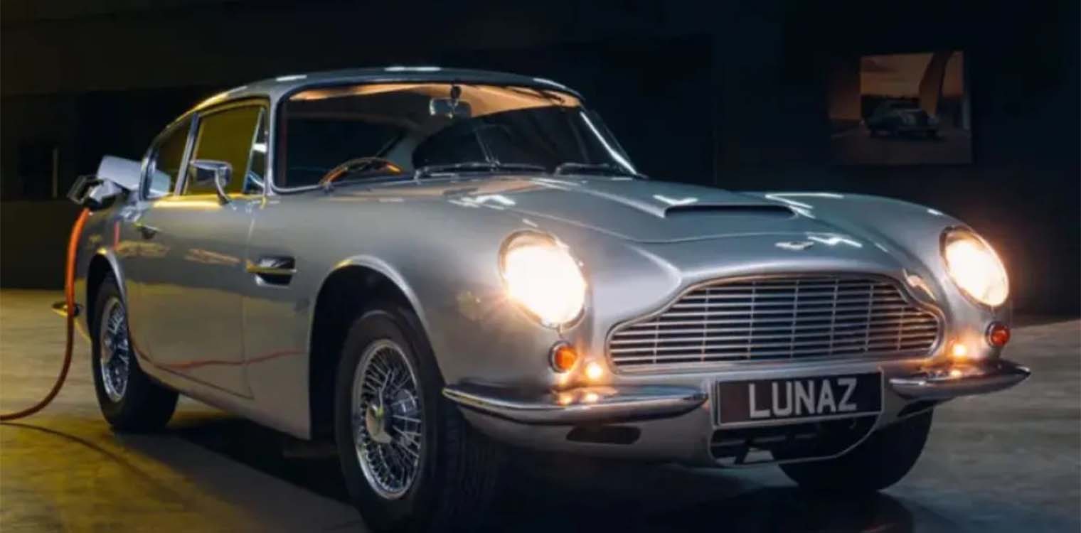 Μία Aston Martin DB6 με ηλεκτροκινητήρα
