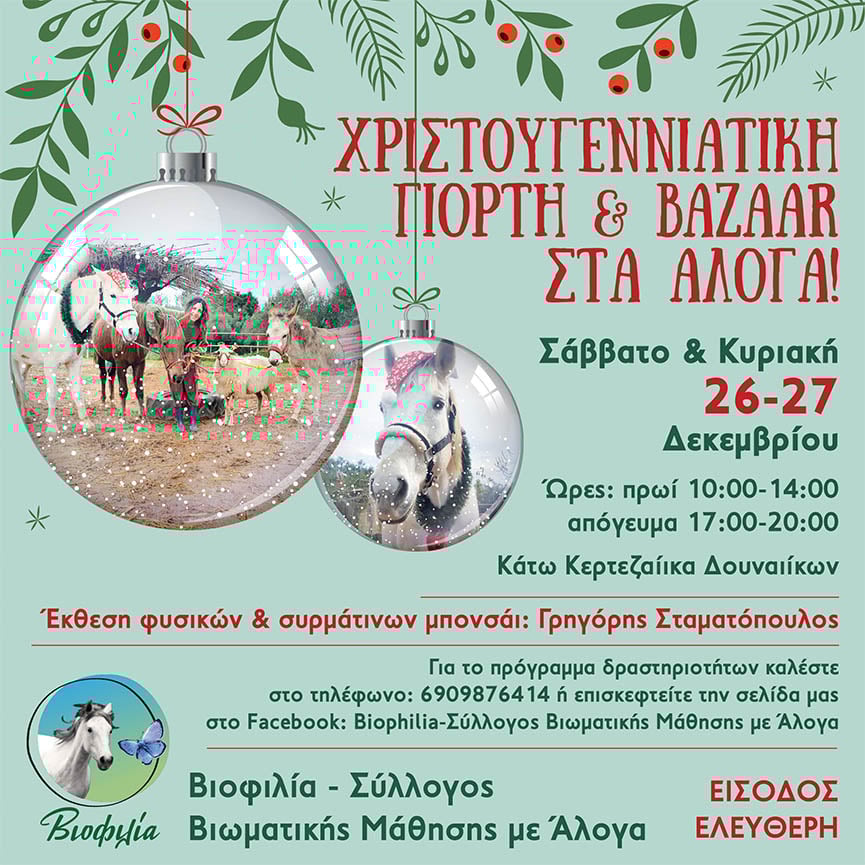 biofilia xmas23 bazaar afisa