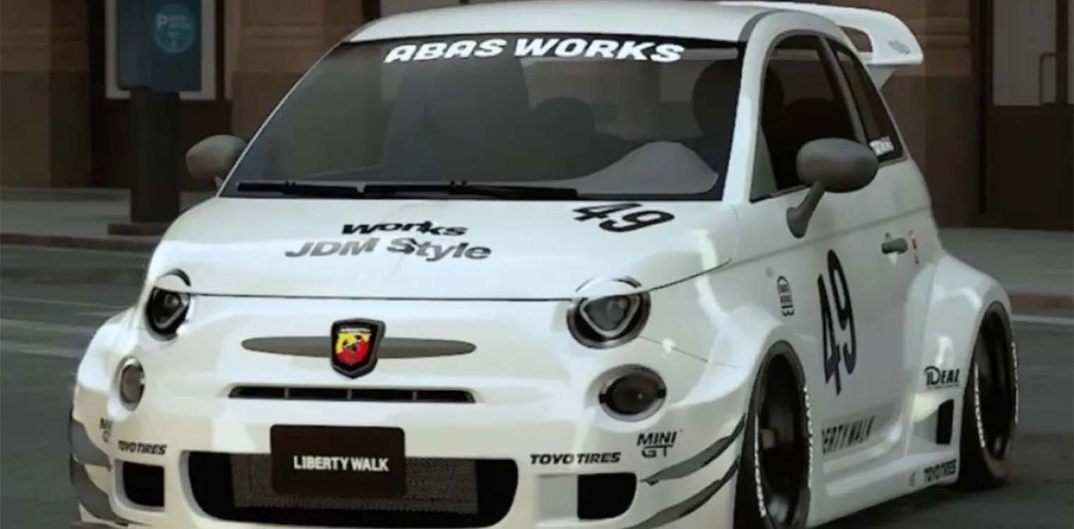 Ένα Abarth 595 με μοναδική εμφάνιση