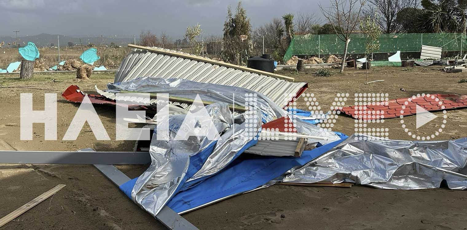 Μούτελη: Μεγάλες καταστροφές από το μπουρίνι και στο παραλιακό μέτωπο (photos &amp; video)
