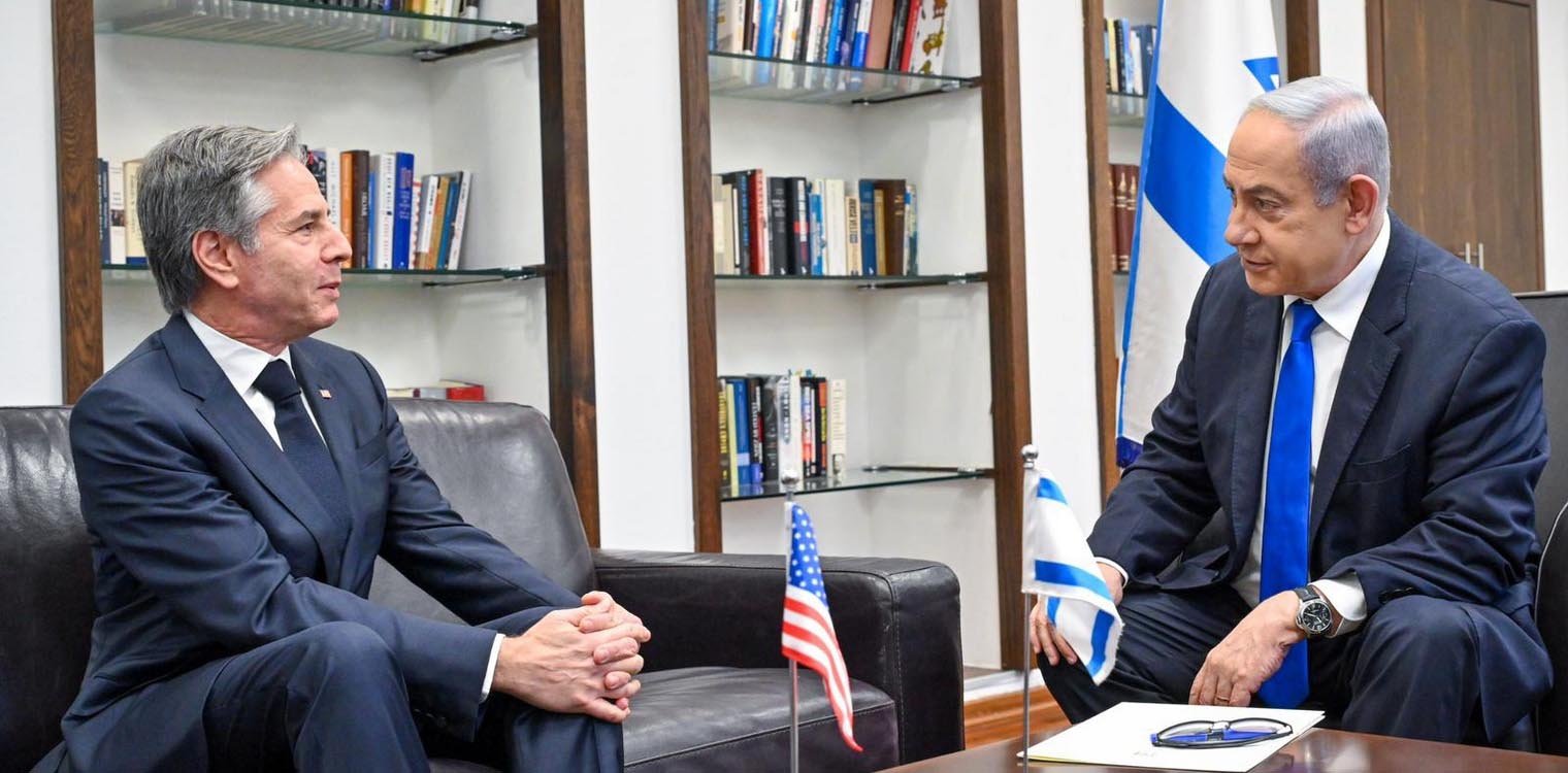 Μπλίνκεν: Συνάντησε Νετανιάχου και επέμεινε στην προστασία των Παλαιστίνιων αμάχων