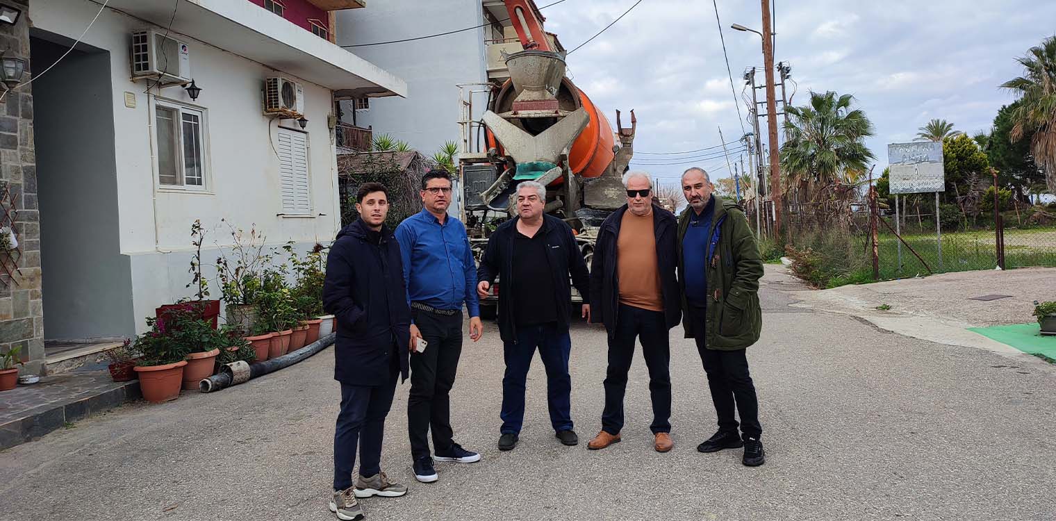 Διευθέτηση του χάνδακα απορροής ομβρίων υδάτων - Λύση σε ένα χρόνιο πρόβλημα της Κυλλήνης