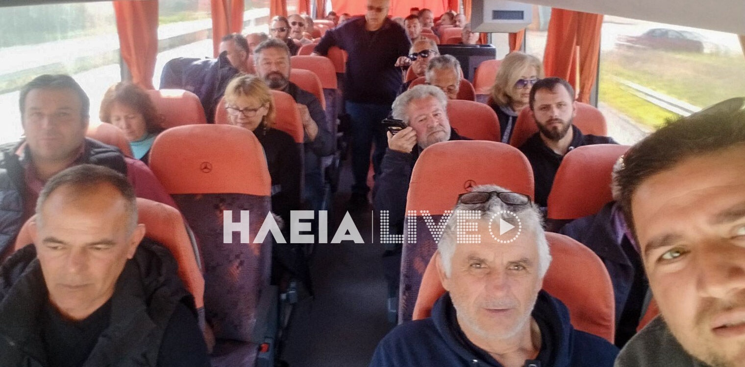 Ηλεία: Με πούλμαν για το σύνταγμα αγρότες και κτηνοτρόφοι του νομού