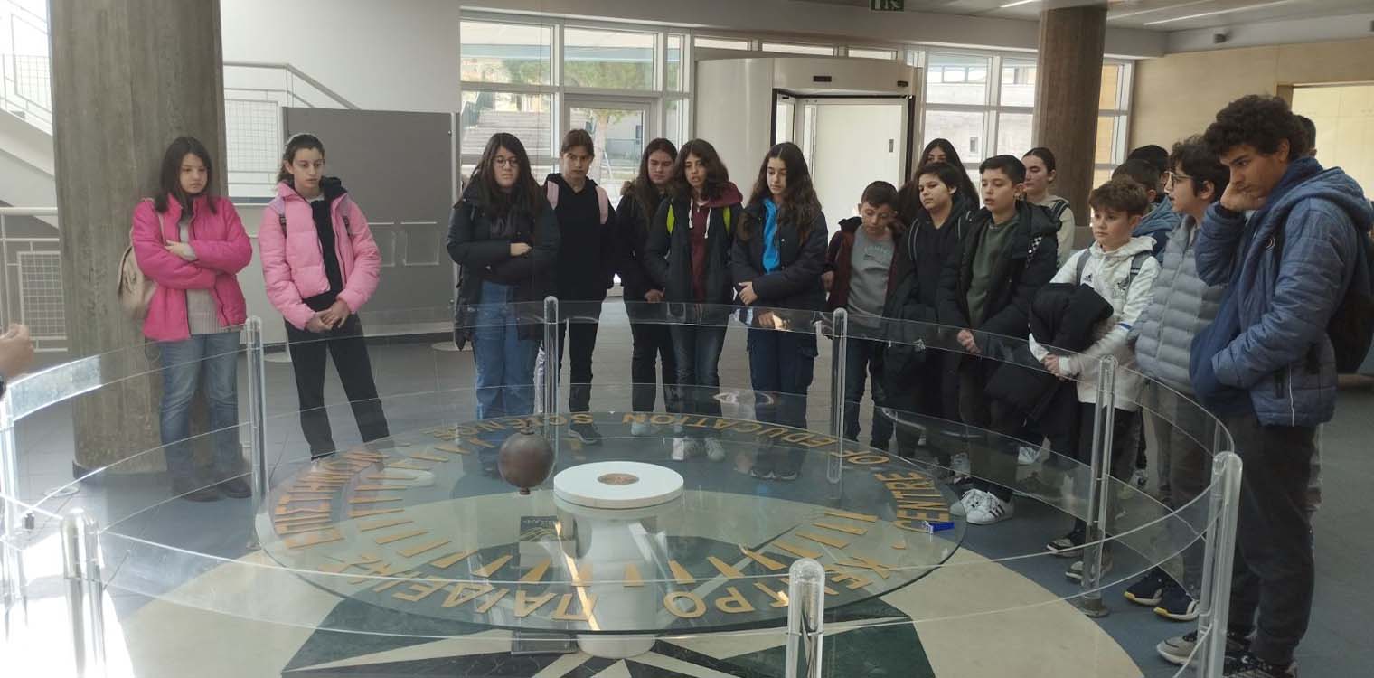 Εκπαιδευτική επίσκεψη των μαθητών των Ομίλων Μαθηματικών της Α΄και Β΄τάξης του 1ου Γυμνασίου Πύργου στην Εστία Επιστημών Πάτρας