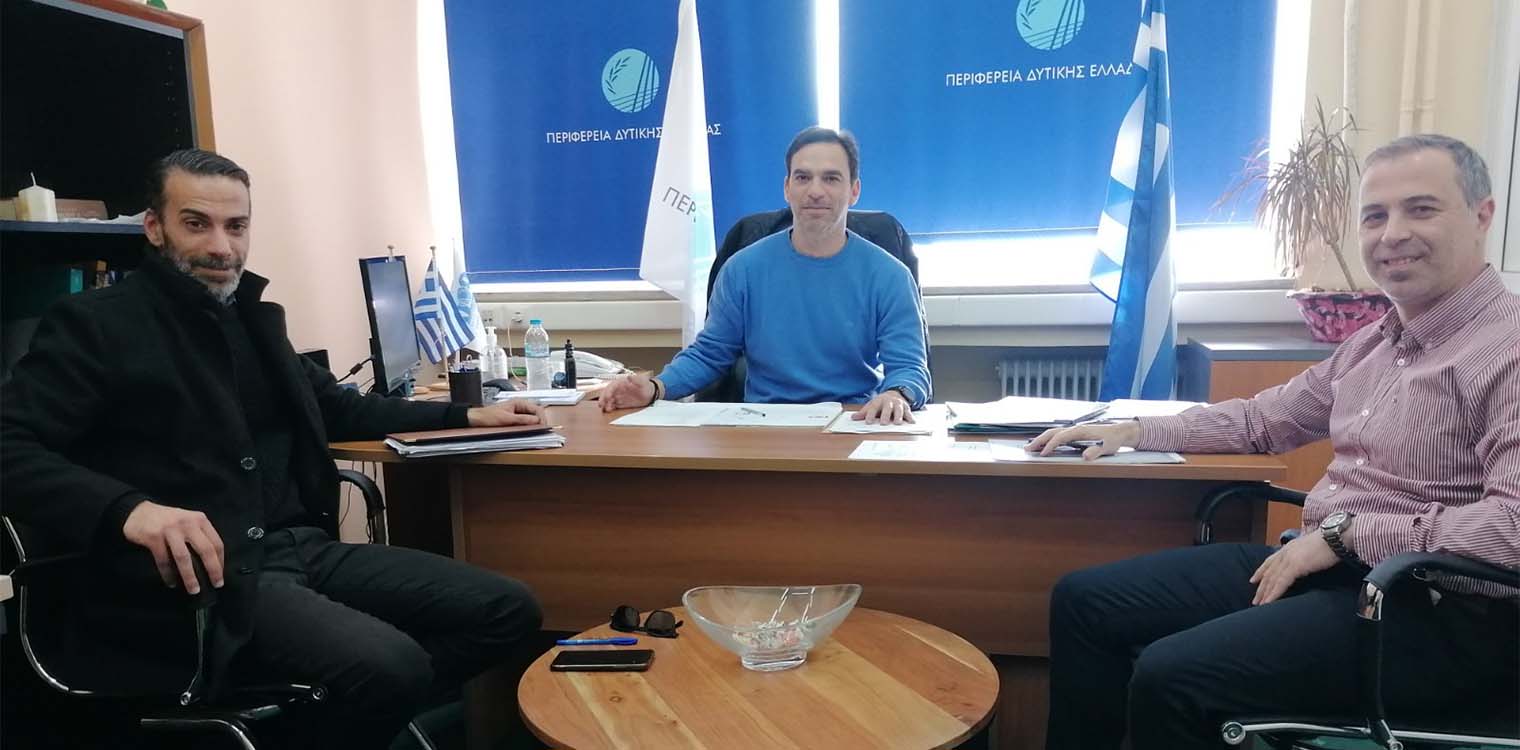 Συνάντηση Δ. Νικολακόπουλου με τον Αντιδήμαρχο Άθλησης, Τουριστικής προβολής και Νέας Γενιάς του Δήμου Ήλιδας