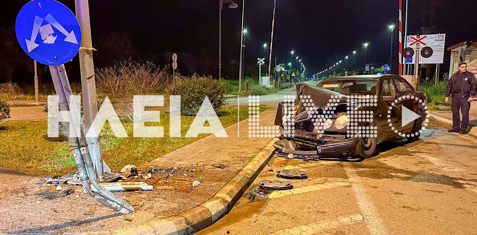 Πύργος: Ένας τραυματίας σε εκτροπή αυτοκινήτου στην οδό Κατακόλου