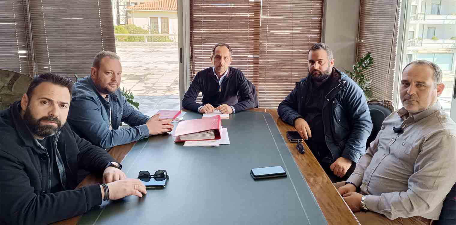 Συνάντηση Δημάρχου Αρχ. Ολυμπίας Α. Παναγιωτόπουλου με τον Πρόεδρο και μέλη του ΔΣ του Κ.Τ.Ε.Λ. Ν. Ηλείας