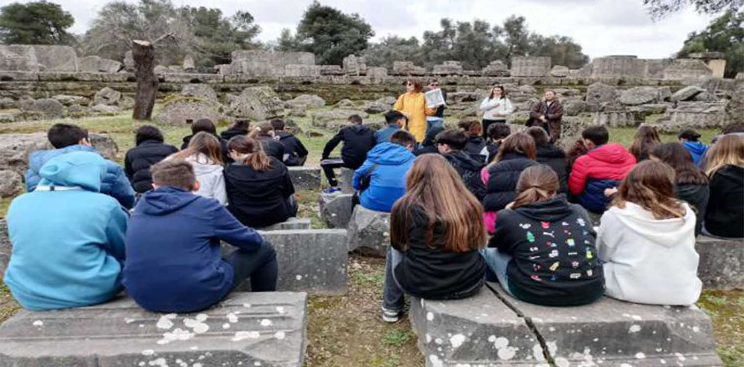 Το 1ο Γυμνάσιο Πύργου στη Διεθνή Ολυμπιακή Ακαδημία στην Αρχαία Ολυμπία «Βιώνω τις Ολυμπιακές αξίες»