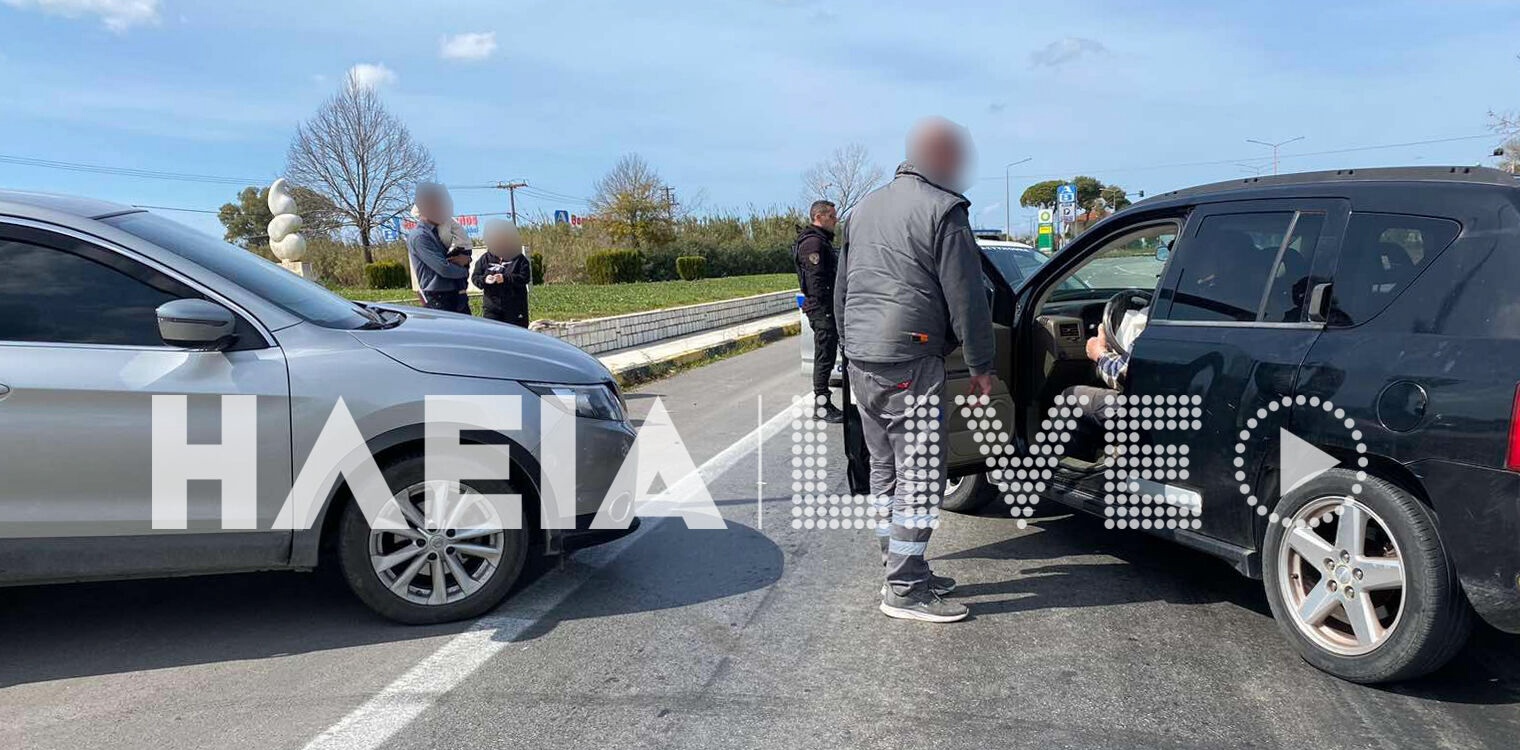 Πύργος: Σφοδρή σύγκρουση δύο SUV με έναν τραυματία