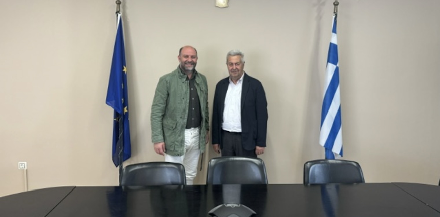 Στην Ηλεία ο Βαγγέλης Καραχάλιος - Συνάντηση με τον Πρόεδρο του Επιμελητηρίου, Κ. Νικολούτσο