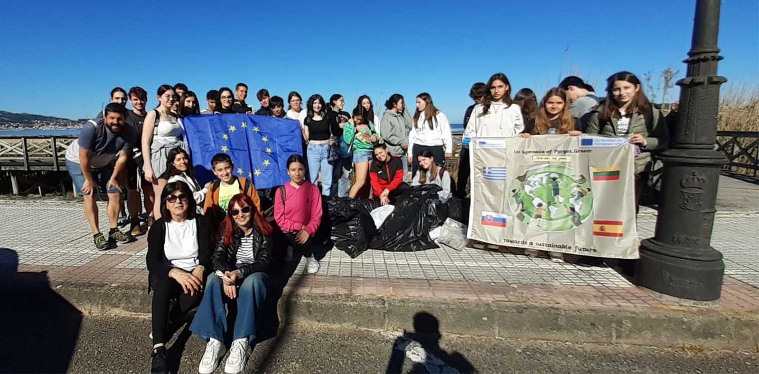 Μαθητές και εκπαιδευτικοί του 1ου Γυμνασίου Πύργου στην Ισπανία, στο πλαίσιο του προγράμματος Erasmus+ “Think new-Act green”