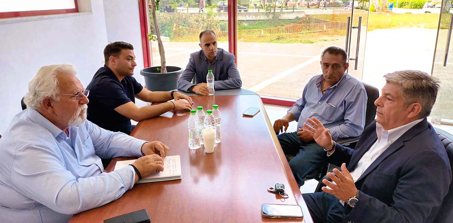 Το γραφείο του Δημάρχου Ήλιδας επισκέφτηκε ο αντιπρόεδρος του κόμματος ΔΗΜΟΚΡΑΤΕΣ και υποψήφιος ευρωβουλευτής Θ. Παπαθεοδώρου
