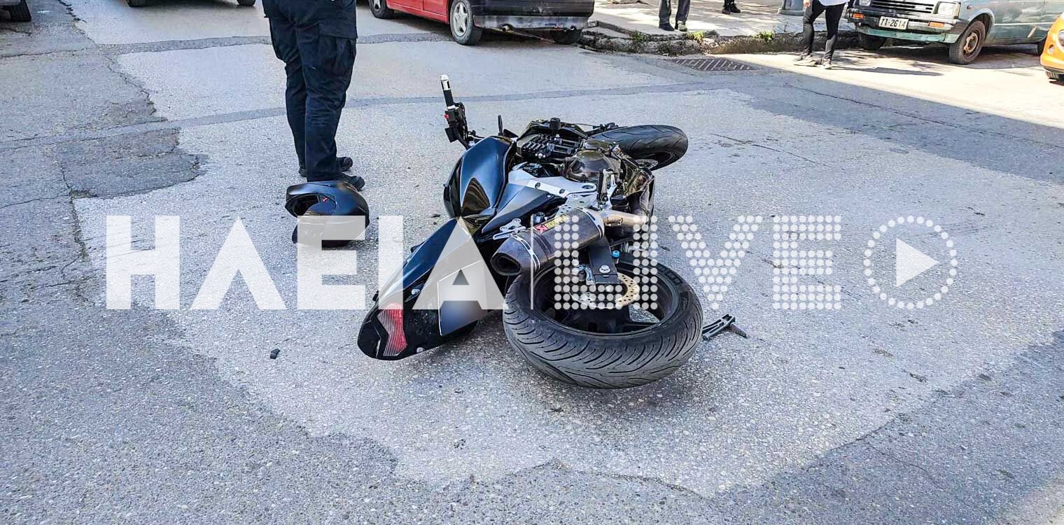 Πύργος: Ένας ελαφρά τραυματίας σε σύγκρουση μοτοσικλέτας με αυτοκίνητο