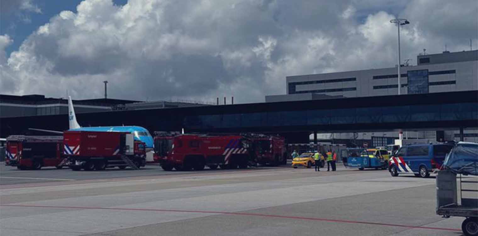 Φρικτό δυστύχημα στο Άμστερνταμ: Κινητήρας αεροπλάνου της KLM «ρούφηξε» άνθρωπο