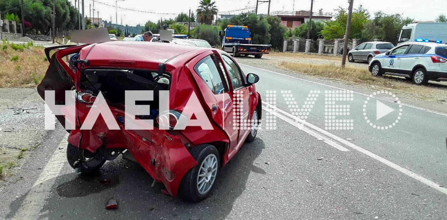 Πύργος: Τετραπλή καραμπόλα στις Κολιρέικες Παράγκες