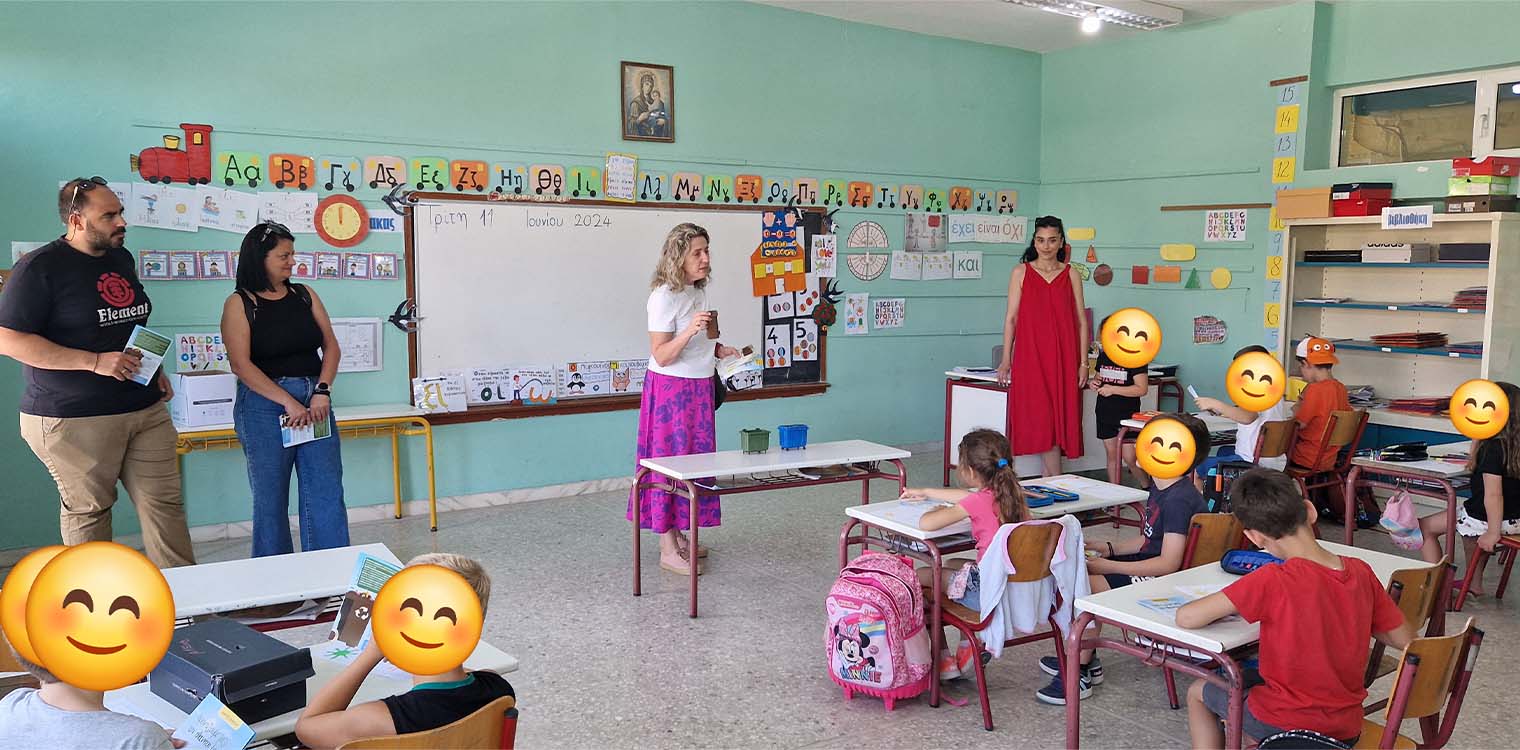 Ενημέρωση στα σχολεία πρωτοβάθμιας εκπαίδευσης Δήμου Πηνειού για τους καφέ κάδους
