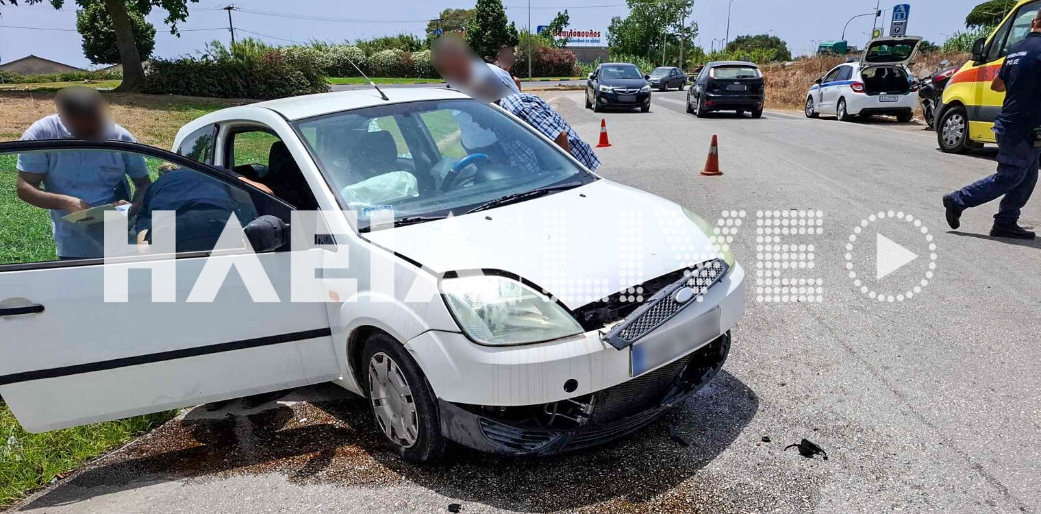 Πύργος: Μια ελαφρά τραυματίας σε εκτροπή ΙΧ στον κόμβο Φιλοθέης