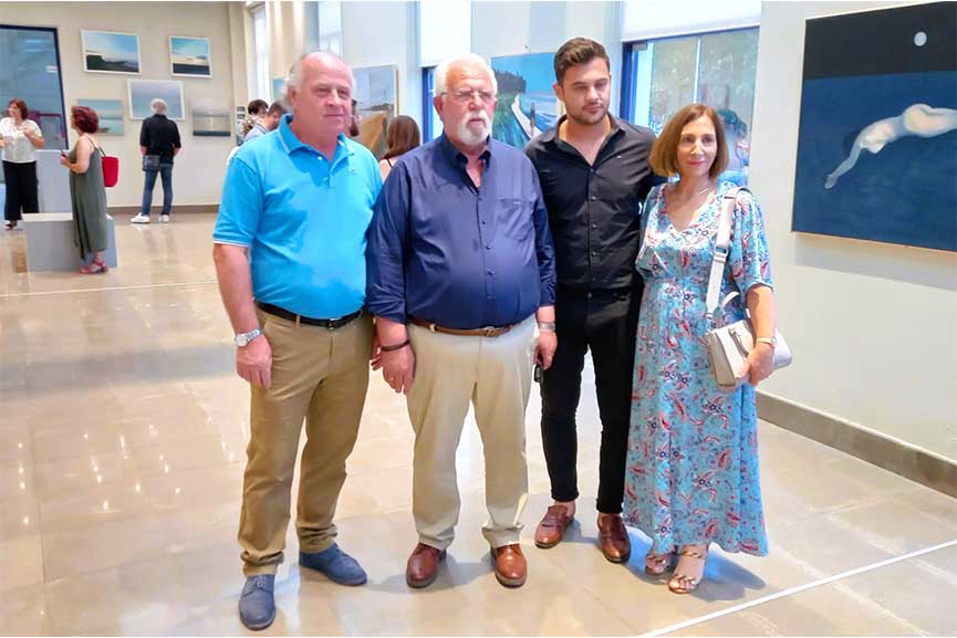 Εγκαινιάστηκε η πρώτη ατομική έκθεση ζωγραφικής του Στέλιου Ράιδου, που στην πινακοθήκη του Πολυχώρου Πολιτισμού Δήμου Ήλιδας
