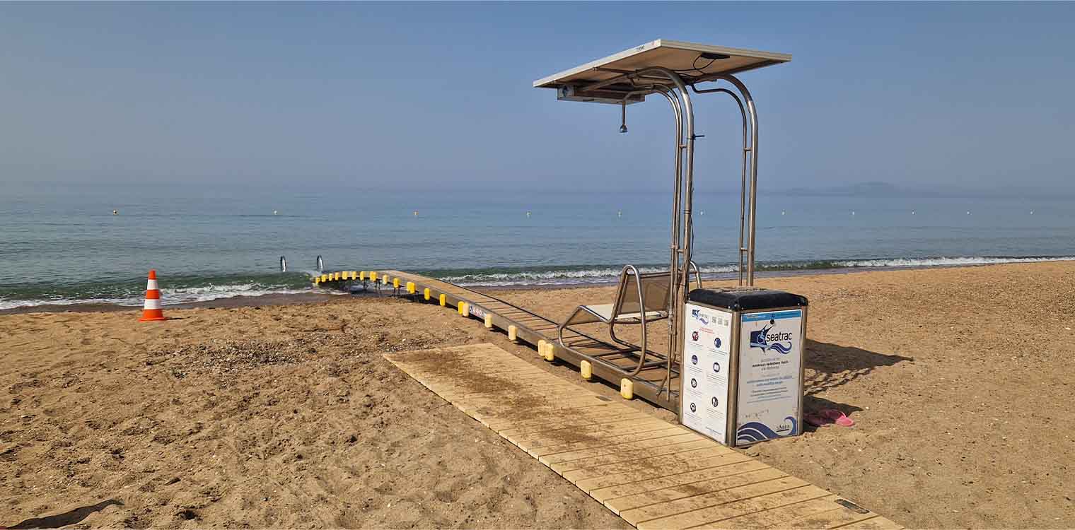 Δήμος Πηνειού: Τοποθέτηση Seatrac στις βραβευμένες με Γαλάζια Σημαία παραλίες Θινών και Γλύφας