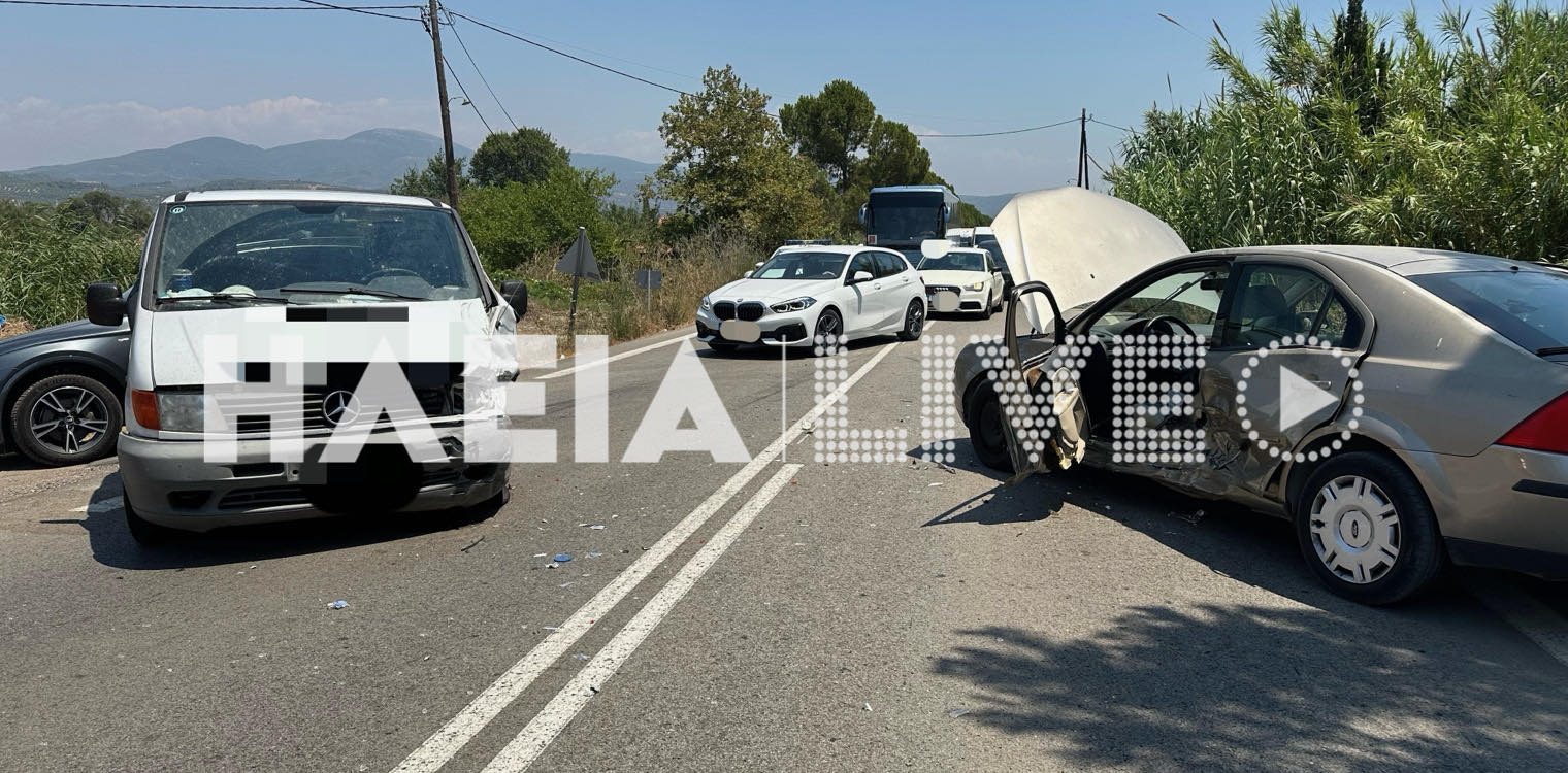 Ζαχάρω: Ένας τραυματίας σε πλαγιομετωπική (photos)