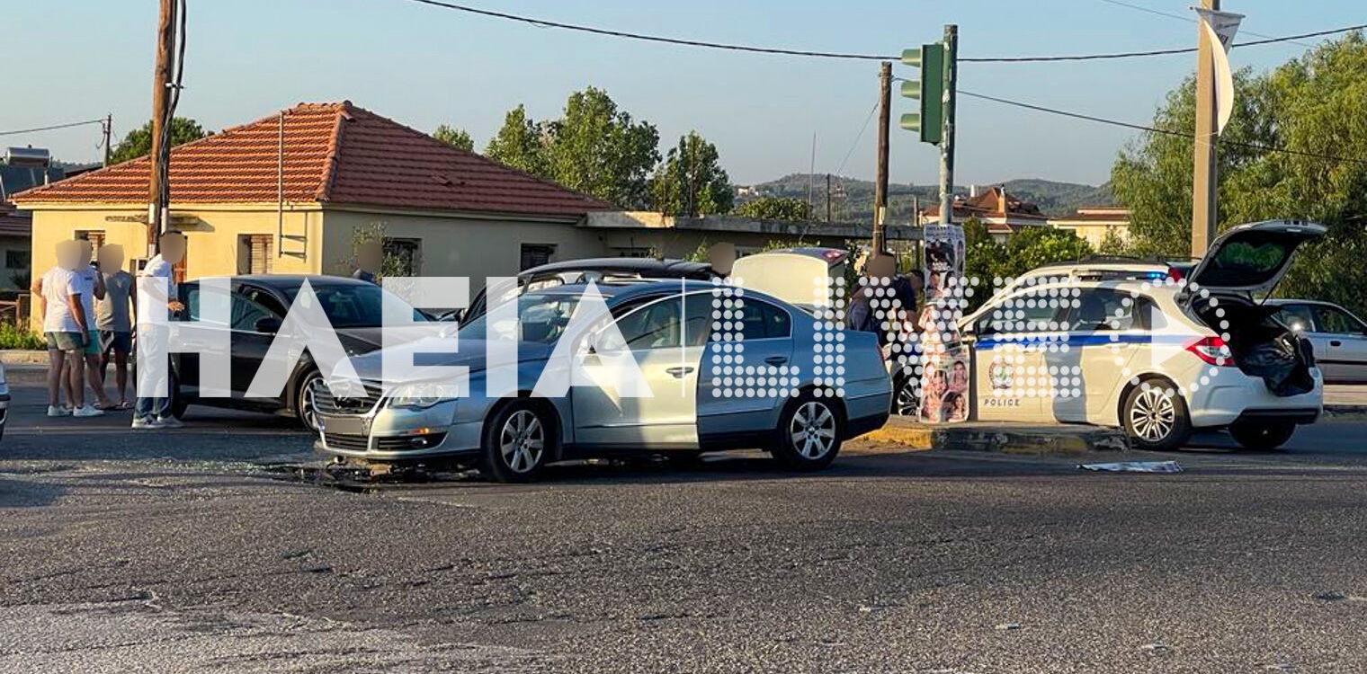 Πύργος: Καραμπόλα στον κόμβο Αγ. Γεωργίου