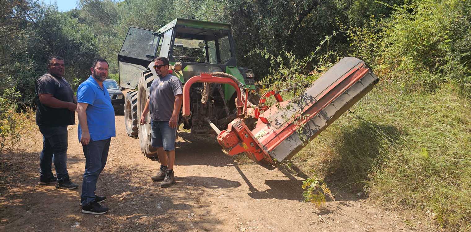 Π.Ε. Ηλείας: Εργασίες καθαρισμού επαρχιακού δικτύου Αρχ. Ολυμπίας &amp; νέος χώρος αναψυχής στο Κούμανι