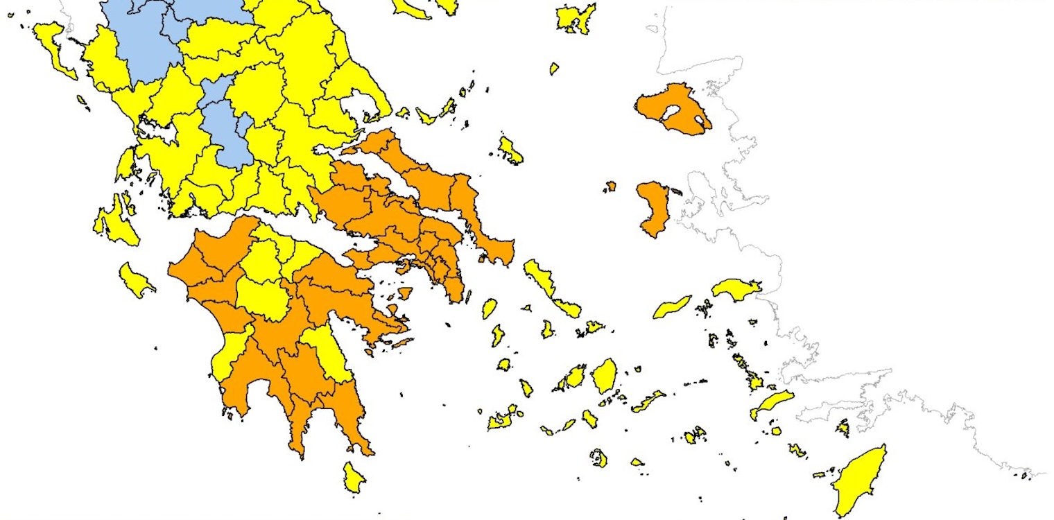 Καμπανάκι για πολύ υψηλός κίνδυνος πυρκαγιάς στην Ηλεία την Πέμπτη 18/7