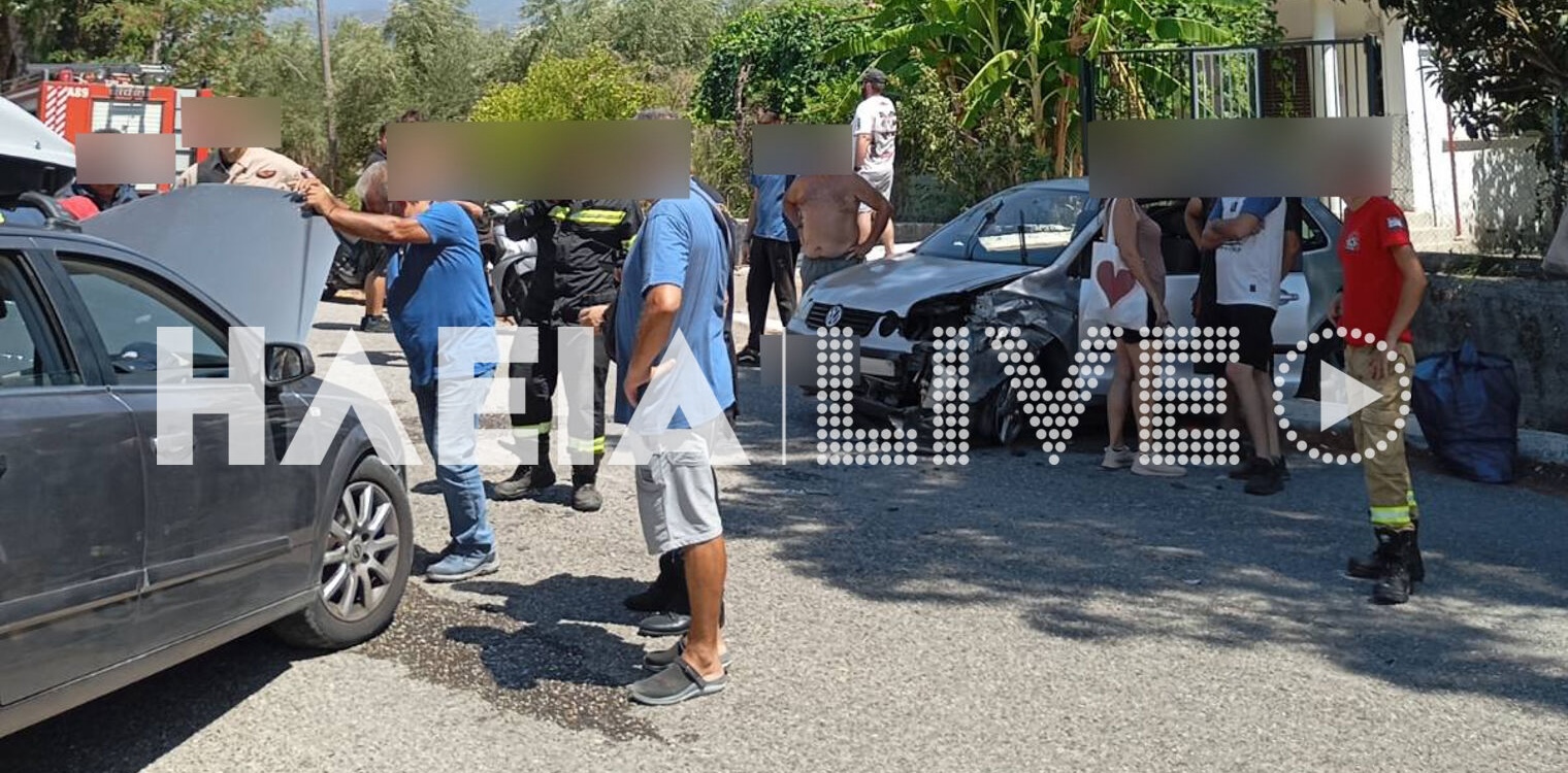 Ζαχάρω: Σφοδρή σύγκρουση οχημάτων με έναν τραυματία