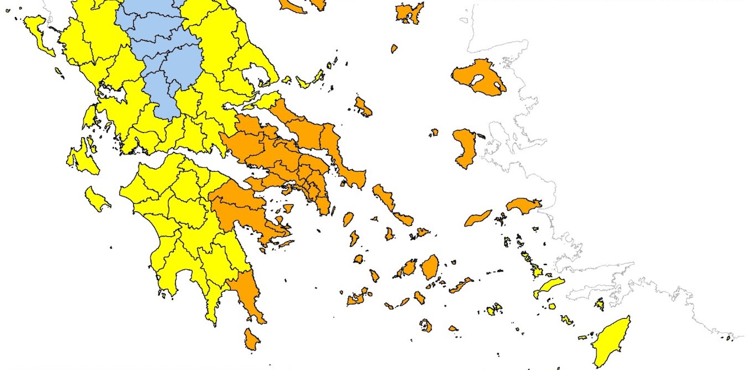 Ηλεία: Υψηλός κίνδυνος πυρκαγιάς σε όλη τη Δυτ. Ελλάδα την Παρασκευή 16/8