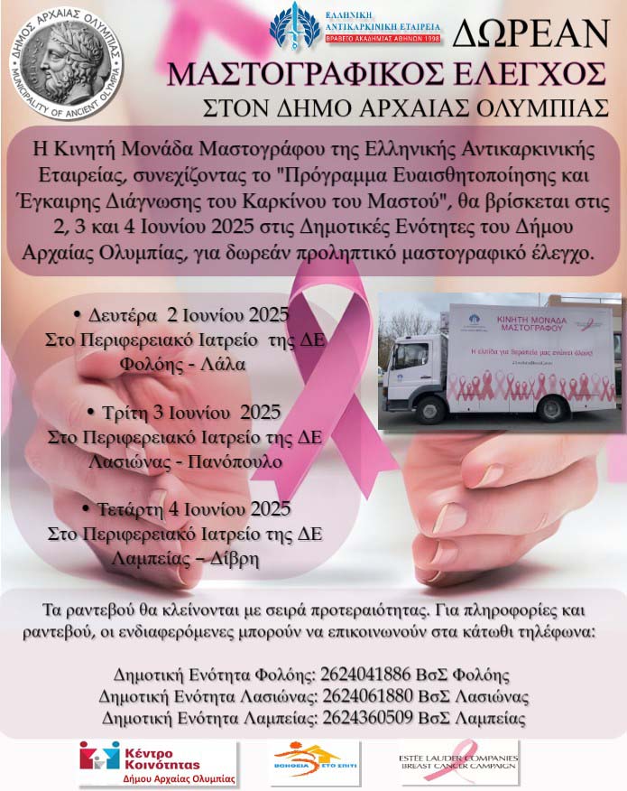 mastolog elegxos olumpia 2
