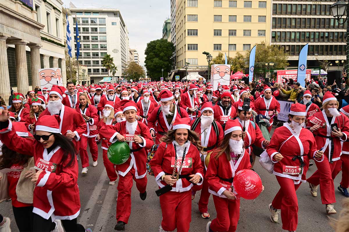 santa run athens 3