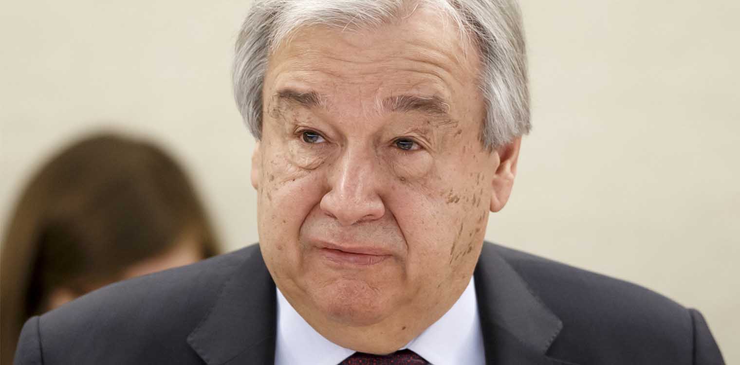 ΟΗΕ: «Μην πνίξετε τον κόσμο», κάλεσε τους ηγέτες του πλανήτη ο επικεφαλής των Ηνωμένων Εθνών