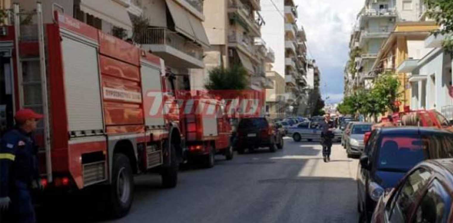Πάτρα: Φωτιά σε διαμέρισμα - Μια γυναίκα στο Νοσοκομείο (photos-video)