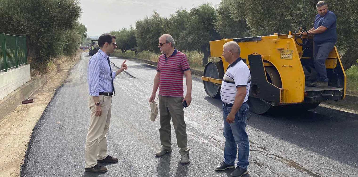 Γιαννόπουλος: Αυτοψία στο έργο συντήρησης - αποκατάστασης βατότητας του Ε.Ο.Δ, στο Βούναργο