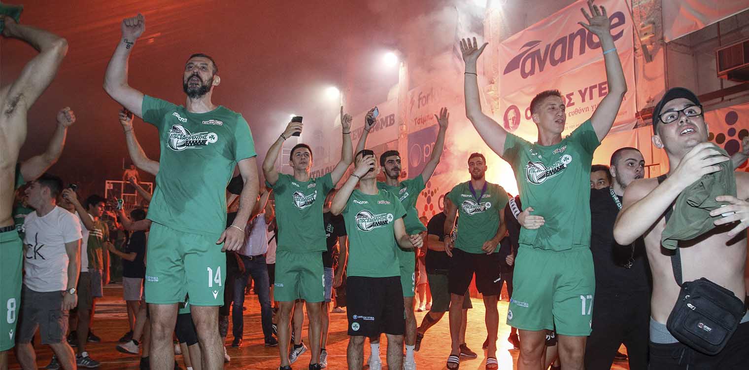 Βόλεϊ - Παναθηναϊκός: Αποθέωση στη Λεωφόρο για τους πρωταθλητές (photos)