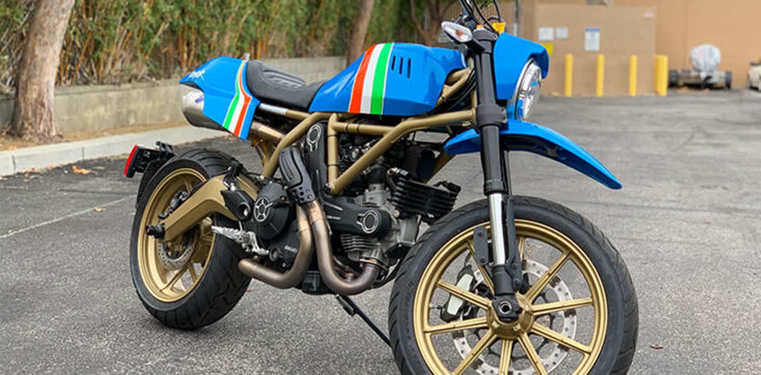 Μια custom Ducati να την τρως με τα μάτια