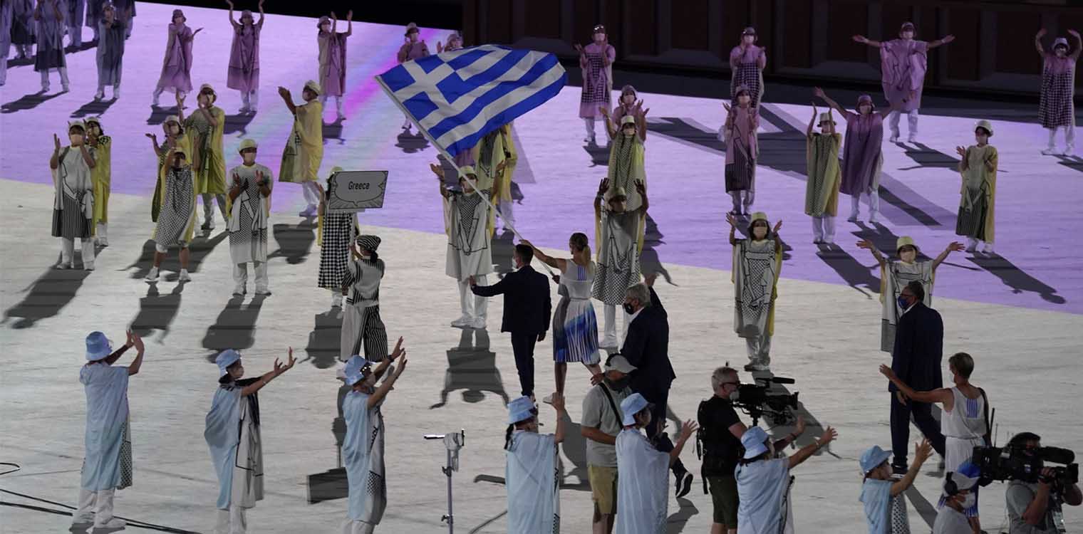 Ολυμπιακοί Αγώνες 2021: Με σημαιοφόρους Κορακάκη - Πετρούνια η είσοδος της ελληνικής αποστολής