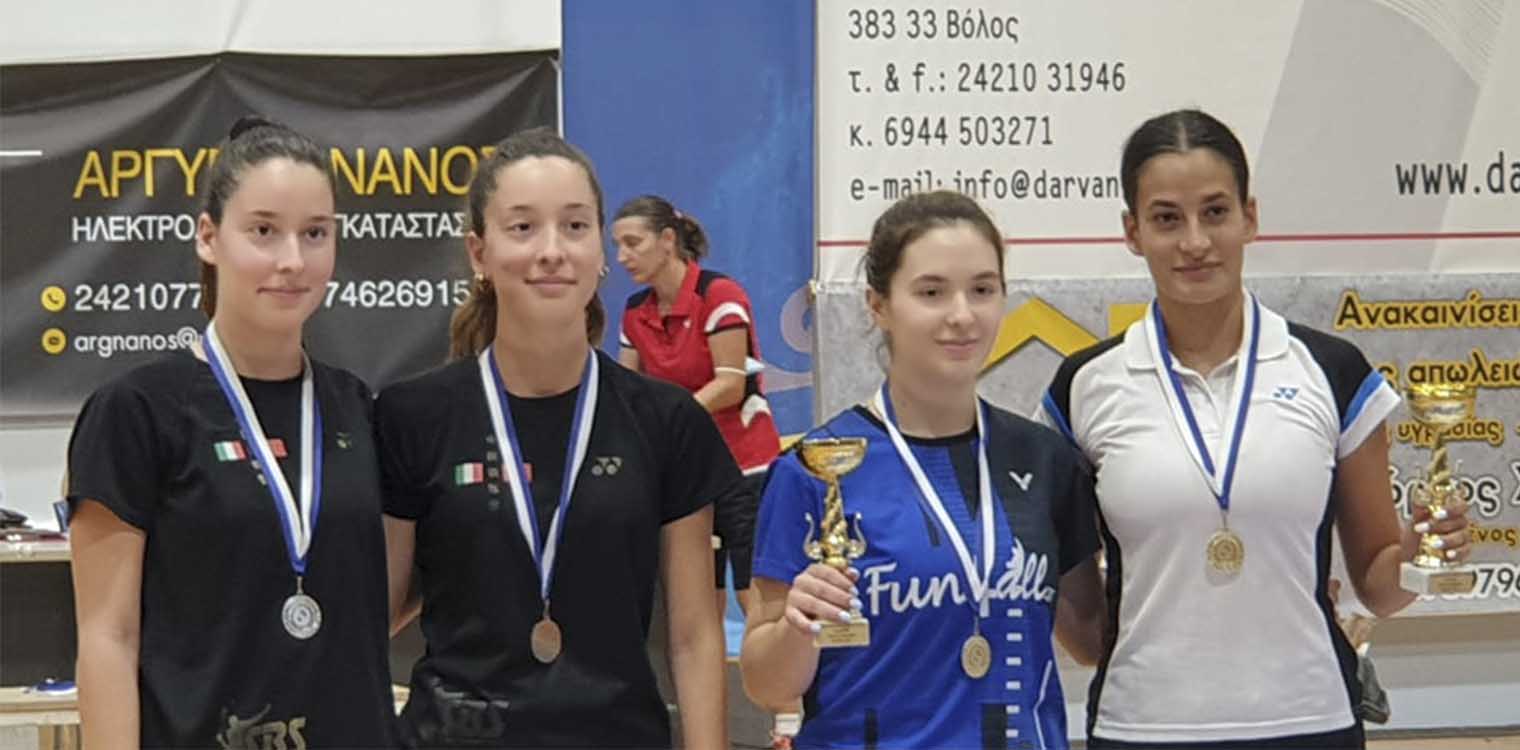 Φιλαθλητικός - Μπάντμιντον: 3 ακόμη πανελλήνια μετάλλια στον Βόλο για τον Φιλαθλητικό