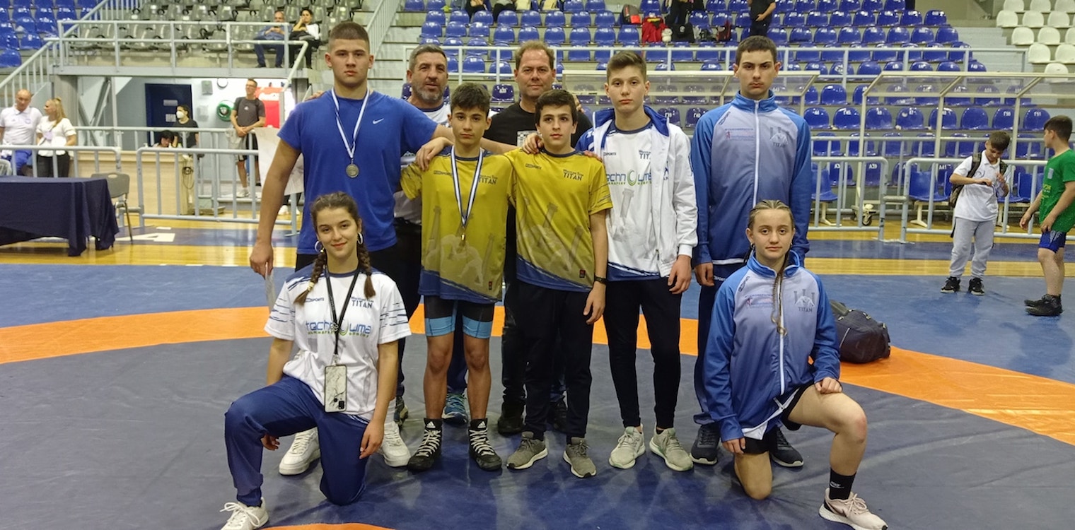 Πανελλήνιο πρωτάθλημα ελληνορωμαϊκής U15: Πρωταθλητής ο Βασίλης Τσαρουχάς