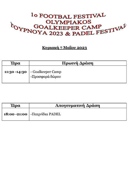 olimpiakos goalkeeper camp 5