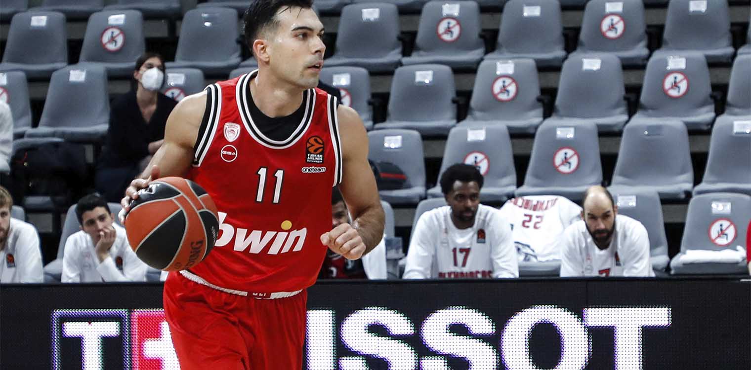 Ολυμπιακός, Σλούκας: «Ενδιαφέρον από Παρτίζαν για τον Έλληνα γκαρντ»