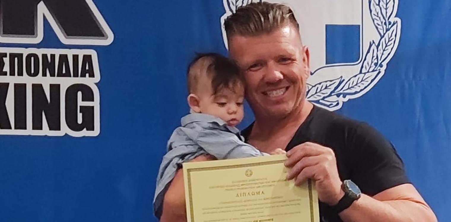 Απονομή διπλώματος και στο Kick Boxing στον Παπαδόπουλο