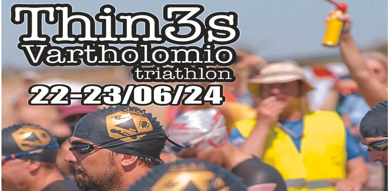 Thin3s Vartholomio Triathlon: Το αθλητικό γεγονός του φετινού καλοκαιριού στον Δήμο Πηνειού 22 και 23 Ιουνίου